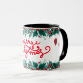 Mug met Seizoensgroeten Mok (Voorkant rechts)