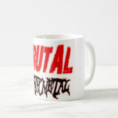 Mug Métal brutal de la mort - "tasse " (Devant droit)