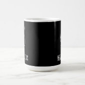 Mug Métal comme Fork Drôle Rock sur la conception de c (Centre)