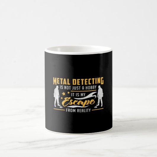 Mug Métal Détection Gold Detectorist Idée cadeau (Centre)