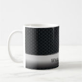 Mug Métal foncé rayé en acier (Gauche)