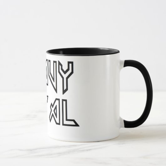 Mug Métal lourd (Droite)