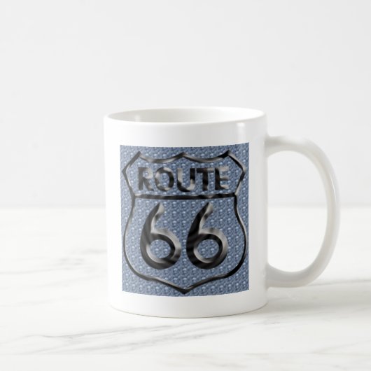 Mug Métal martelé de l'itinéraire 66 (Droite)