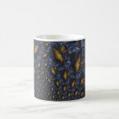 Mug Métal Moulé or et argent bleu (Centre)
