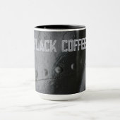 Mug Métal noir minimaliste (Centre)