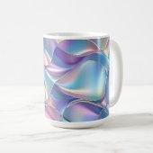 Mug Métallisé iridescent 6 Géométrique (Devant droit)
