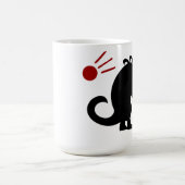 Mug Métaphore #5 (Dinosaure avec météorite) (Centre)