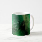 Mug Métatron, chakra, zen, géométrie sacrée, ange (Devant droit)