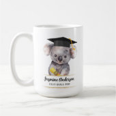 Mug Mete Graduation Koala personnalisée (Gauche)