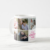 Mug Mete Meilleure Maman Jamais Photo Collage (Devant gauche)