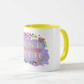 Mug Mete Meilleure Maman toujours Floral Fête des mère (Devant droit)