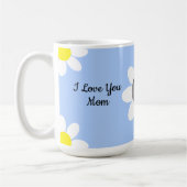 Mug Mete White Daisies Meilleure Maman Round Photo de  (Gauche)