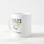 Mug Mete World's Best Mom Custom Photo (Devant gauche)