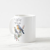 Mug Météo à museau mignon est ici/Oiseaux (Devant gauche)