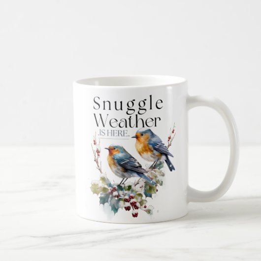 Mug Météo à museau mignon est ici/Oiseaux (Droite)