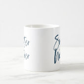 Mug Météo pullover marine écriture festive (Centre)