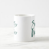Mug Météo Pullover Vert Écriture Holiday (Centre)