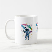 Mug Météo spatiale Tempête de l'astronaute Abstraite (Gauche)