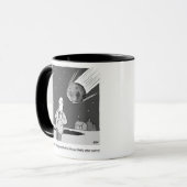 Mug Meteor Drôle Touchant La Catastrophe De La Terre (Devant gauche)