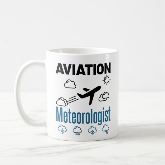 Mug Météorologue aéronautique (Gauche)
