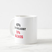 Mug Météorologue Badass (Devant gauche)