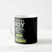 Mug Météorologue Tornado Veille météorologique (Devant gauche)