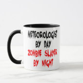 Mug Météorologue Zombie Slayer Plaisanter (Gauche)