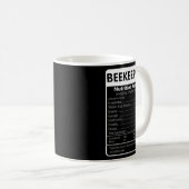 Mug MÉTIER DE L'OEUVRE Valeur nutritive Graphique sarc (Devant droit)