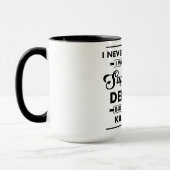 Mug Métier/Profession drôle Super Dentiste Cool (Gauche)