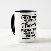 Mug Métier/Profession Drôle Super Médecin Cool (Devant gauche)