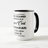 Mug Métier/Profession Drôle Super Médecin Cool (Devant droit)