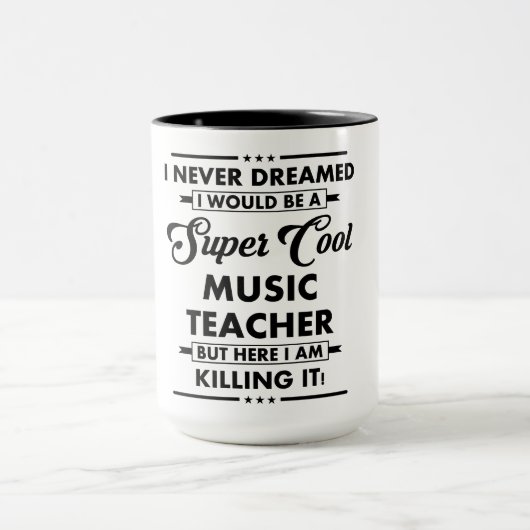 Mug Métier/Profession drôle Super Prof Cool (Centre)