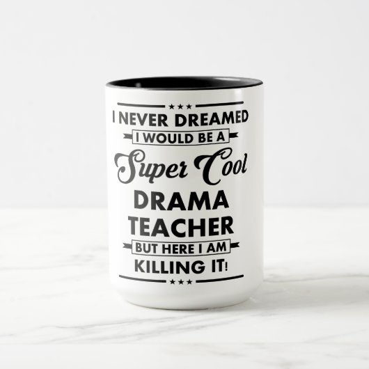 Mug Métier/Profession drôle Super Prof de Cool (Centre)