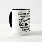 Mug Métier/Profession Drôle Super Scientifique Cool (Devant gauche)