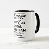 Mug Métier/Profession drôle Technicien Super Cool (Devant droit)