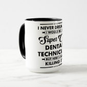 Mug Métier/Profession drôle Technicien Super Cool (Devant gauche)