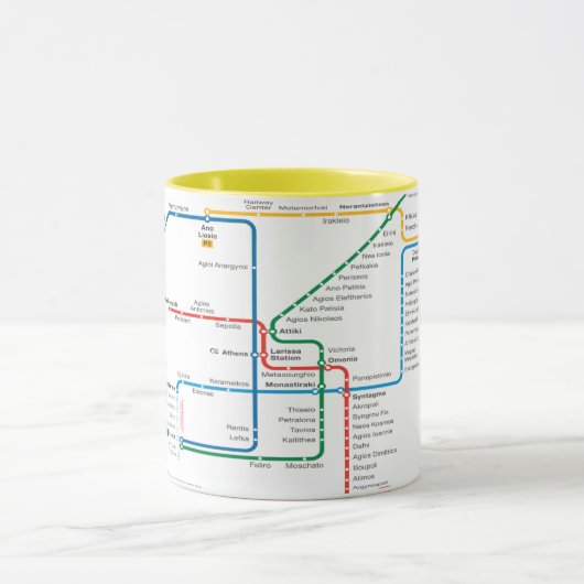 Mug Métro d'Athen (Centre)