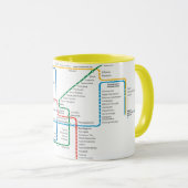 Mug Métro d'Athen (Devant droit)