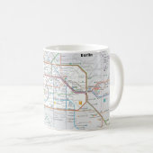 Mug Métro de Berlin (Devant droit)