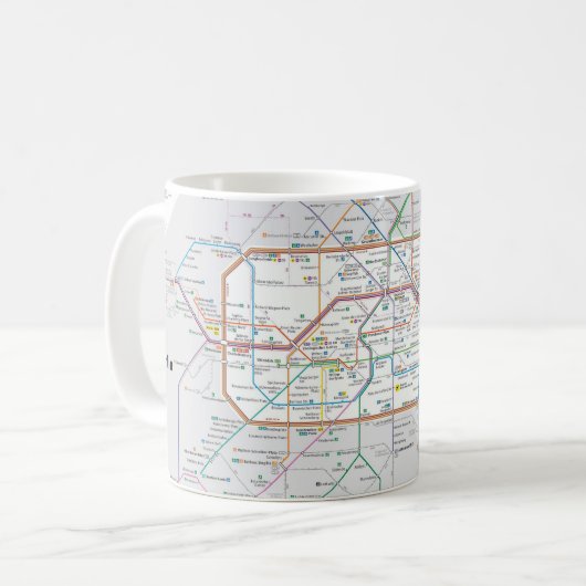 Mug Métro de Berlin (Devant gauche)