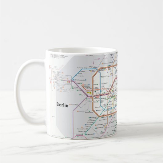 Mug Métro de Berlin (Gauche)