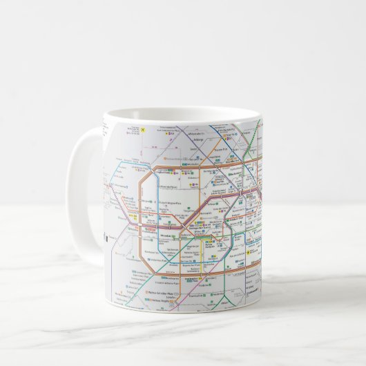 Mug Métro de Berlin (Devant gauche)