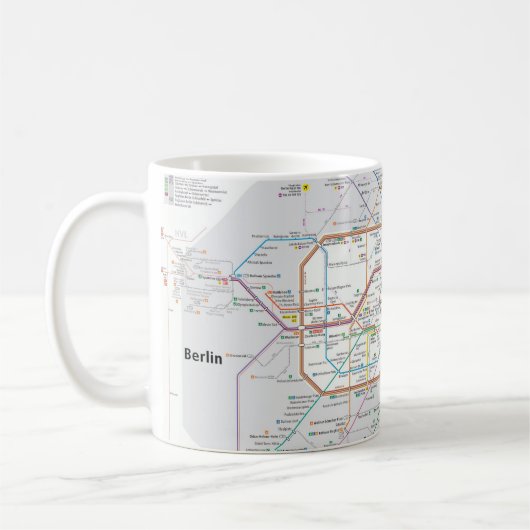 Mug Métro de Berlin (Gauche)