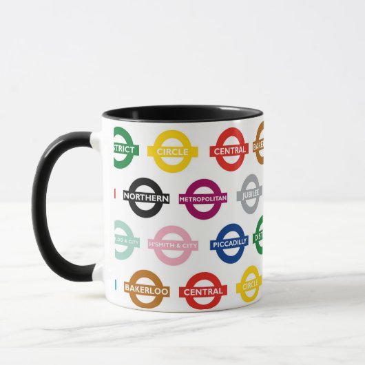 Mug Métro de Londres (Gauche)