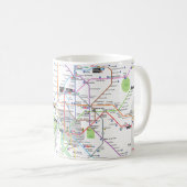 Mug Métro de Madrid (Devant droit)