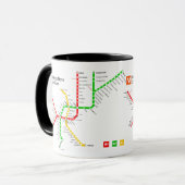 Mug Métro de Milan (Devant gauche)