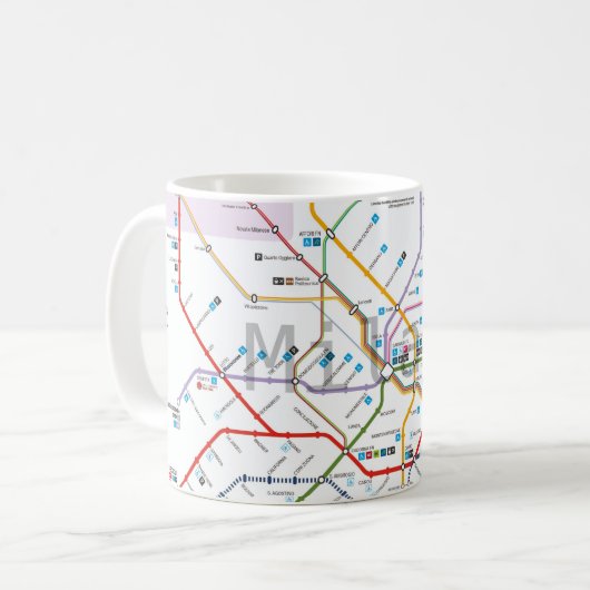 Mug Métro de Miland (Devant gauche)