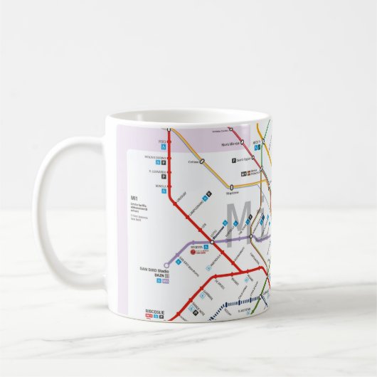 Mug Métro de Miland (Gauche)