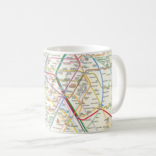 Mug Métro de Paris (Devant droit)