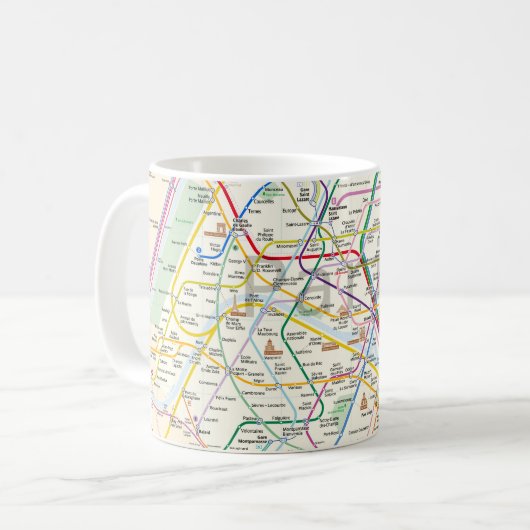 Mug Métro de Paris (Devant gauche)